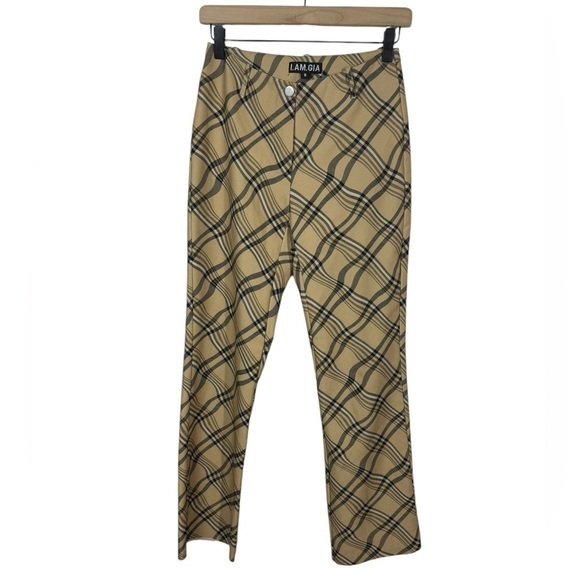 I.AM.GIA Plaid Striped Pants Size Small - Picture 1 of 6